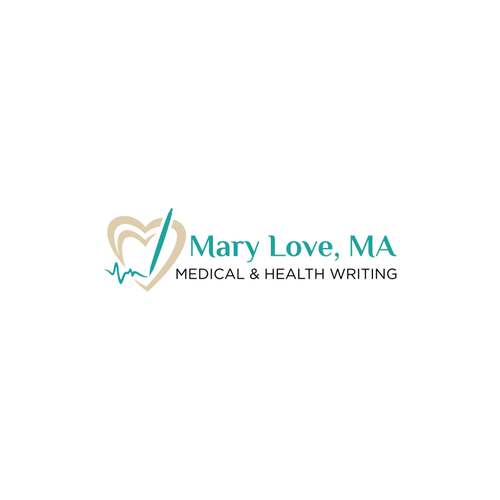 A friendly logo for a writer specializing in medicine & health Design by MK.n