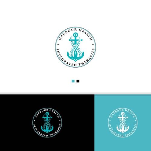 revamp a logo for an integrated health center in our west coast surf town of Ucluelet Design by StudioJack