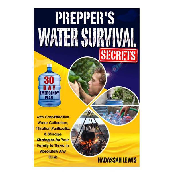 Design realizzato da s-tech solutions intitolato "water book cover "