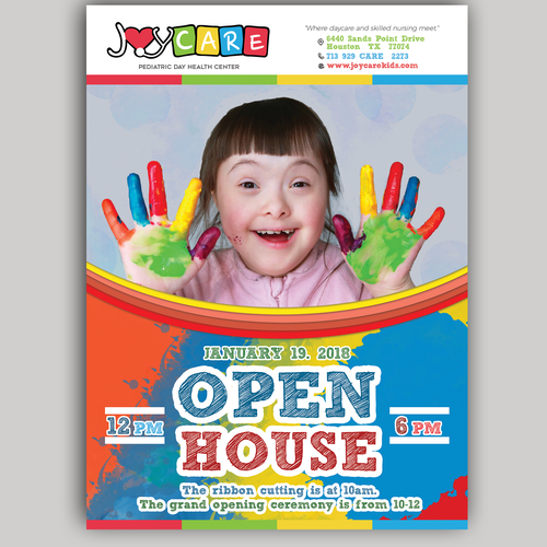 daycare open house flyers