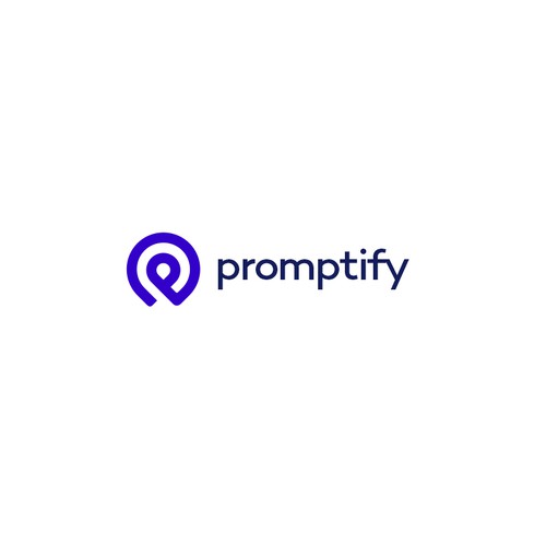 Modern, Simple and Sleek Logo for Promptify.com Design by TheDaydreamerStd