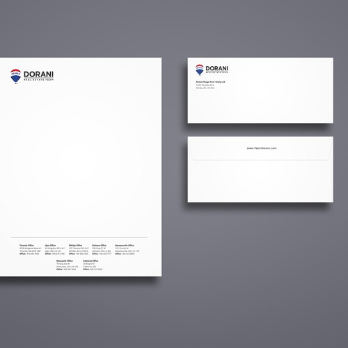 BUSINESS CARD, LETTERHEAD & ENVELOPE Design by Galaxiya