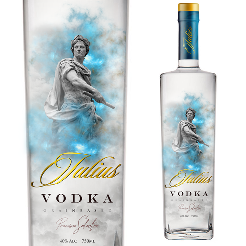 Label design for new vodka Brand Design réalisé par LucaToni