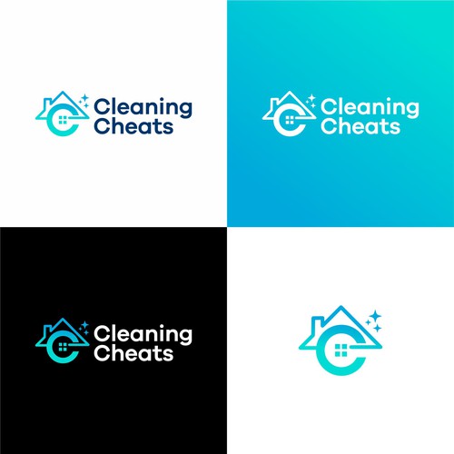 Fun logo design for a cleaning blog and product line Design by industrial brain ltd