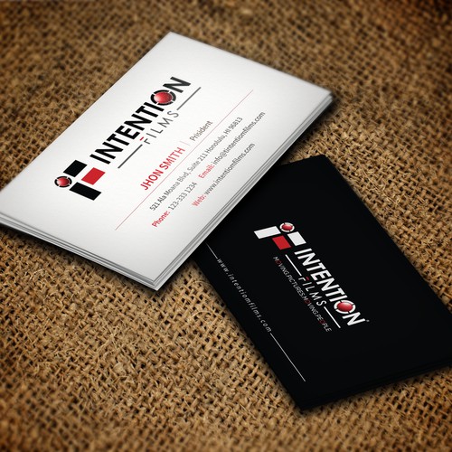 Film Company Business Card Design by AkGraphicsSolutions