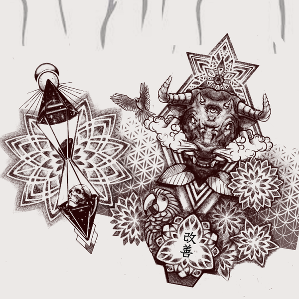 Design realizzato da JeraRS intitolato "tattoo"