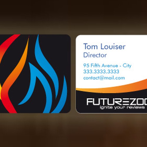 Business Card/ identity package for FutureZoom- logo PSD attached Réalisé par Zora.CreativePlace