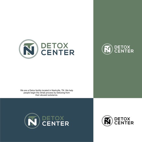 Detox Center Logo Design by @ProSolution.