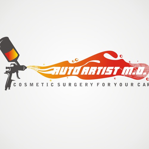 AUTO PAINT BUSINESS LOGO DESIGN Design by BRTHR-ED