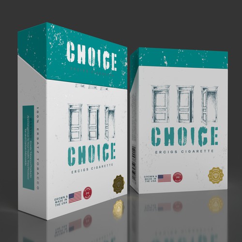 Cigarette packaging for tobacco free cigs | Product packaging contest