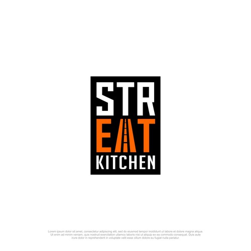 strEAT Kitchen Logo Design by Jono.