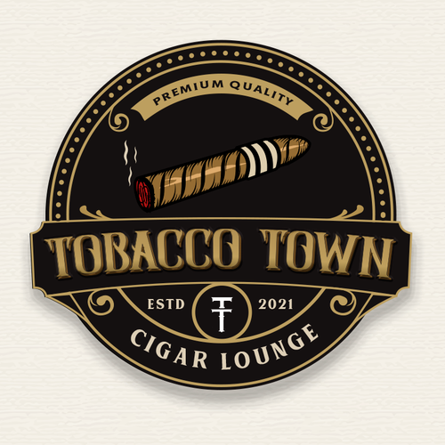 Cigar Lounge Logo Design and Identity Design by Agenciagraf