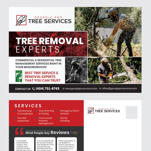 Branding for a Tree Removal Service Diseño de Dzine Solution