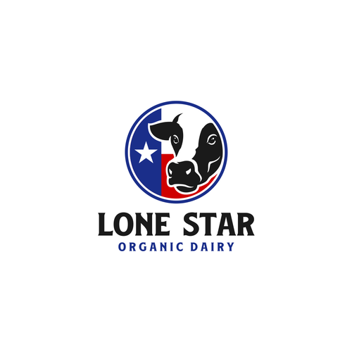 Organic Dairy In Texas - Logo Design by mac23line
