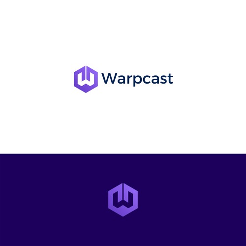 Design Warpcast logo di Avartde