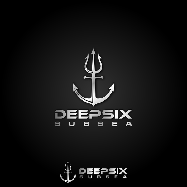 Design by petir jingga titled "DEEPSIX subsea construction company logo"