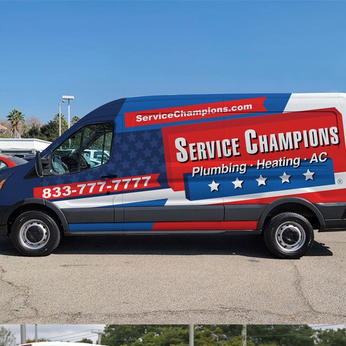 Van Wrap For Service Company Design by RicardoRS