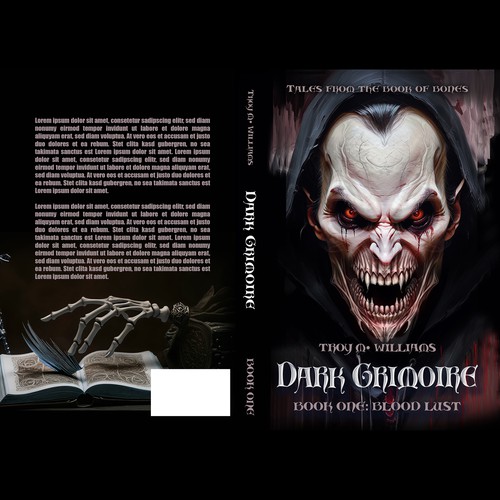 Dark Grimoire-ontwerp door Labelschmiede