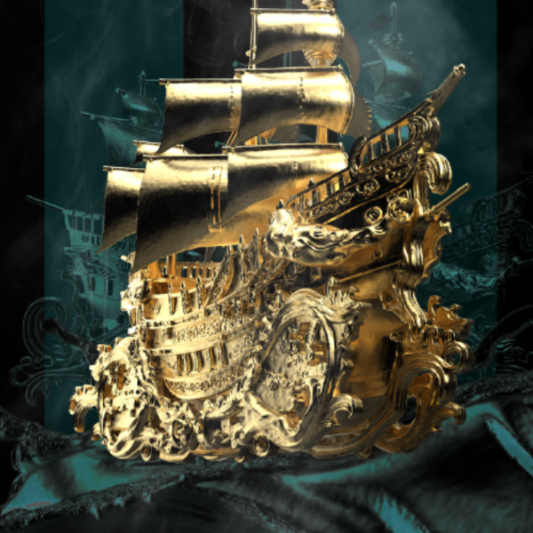 3D Book Cover Illustration for Edge design