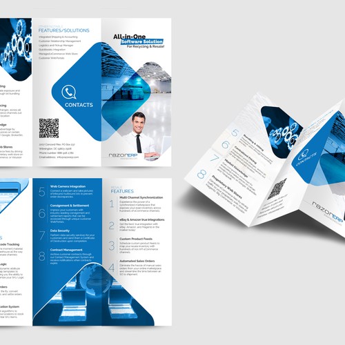Create a feature-rich product brochure Design by Design Stoppage
