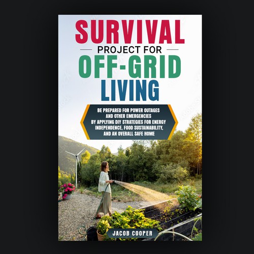 Book Cover for Off-Grid Survival Projects Design by Inwalker