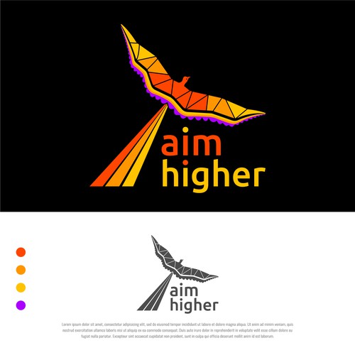 aim higher Design by EARTH SONG