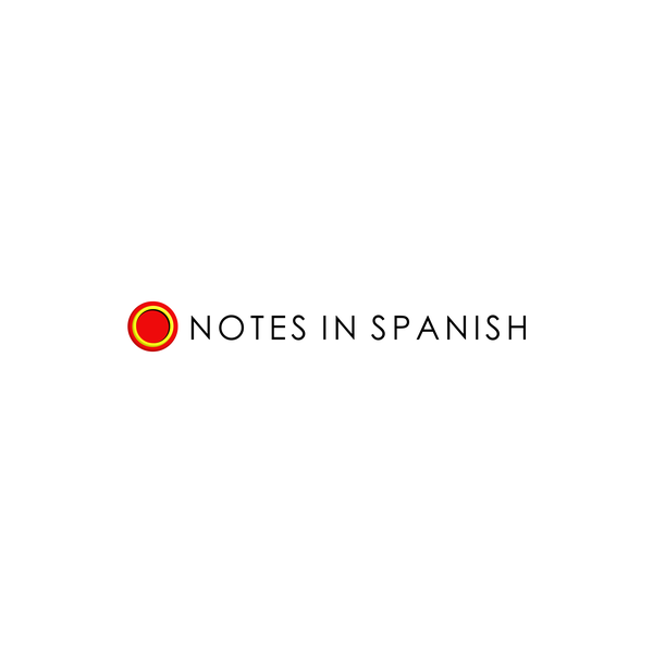 simple design for 'Notes In Spanish'