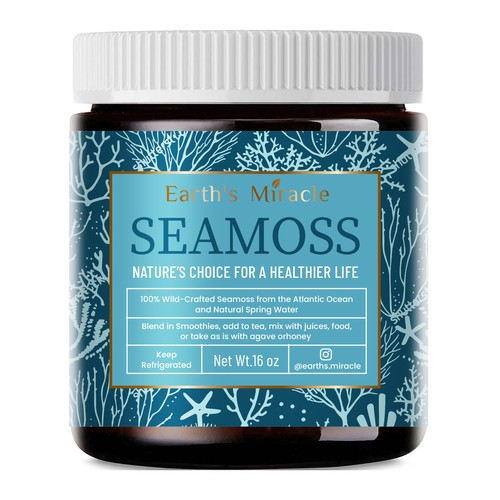 Design a Label for our Sea Moss Gel Product Design réalisé par ve_sta