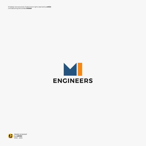 Contemporary feel for Engineer Consultants who want to stand out Design by lariso™