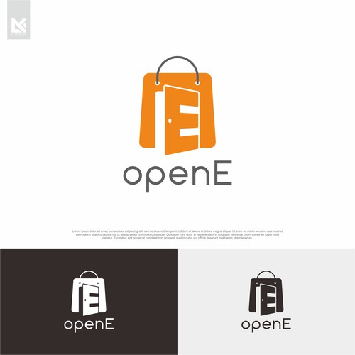 Online Shopping Platform Logo Design by K R W N