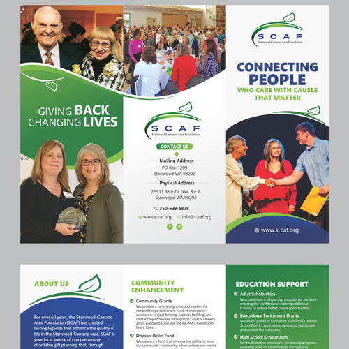Brochure update for Community Foundation Design by Dzine Solution