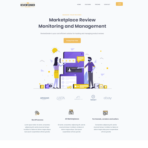 Landing page design contest entry by Creative_David