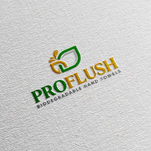 biodegradable flushable hand towels Design by MotionPixelll™