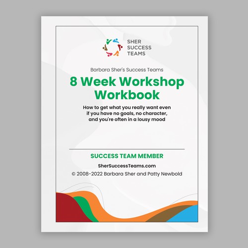 Workbook front cover for adults with big dreams - make me smile Design by Dzhafir