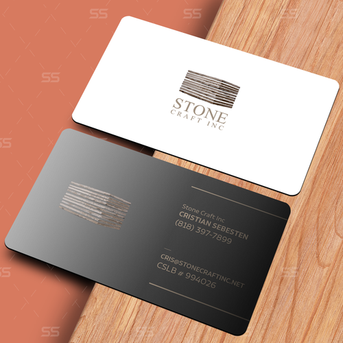 Business Card - Stone Craft Design von SahaSrabon