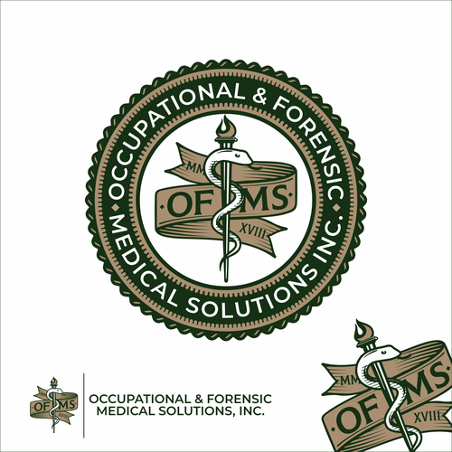 Forensic and Occupational Medical Practice Logo Design by TimZilla