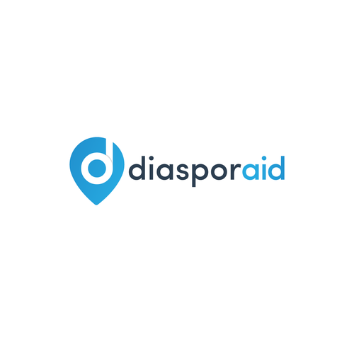 Design a powerful logo for diasporaid, an impact-oriented network/platform for expats Design by SOUFIAN⚡