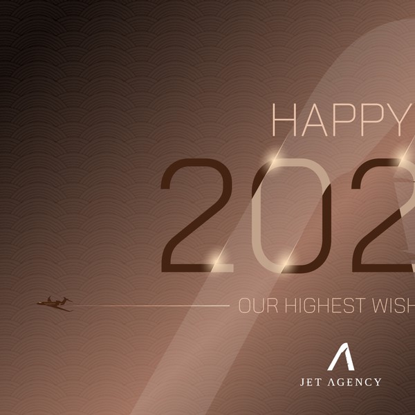 New Year Greetings for a privat jet company