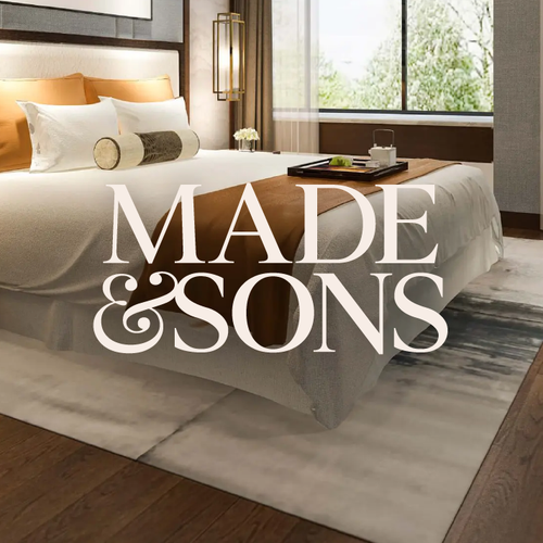 Luxury Meets Ease: Logo & Card Design for Made & Sons Design by NinjaMouse™