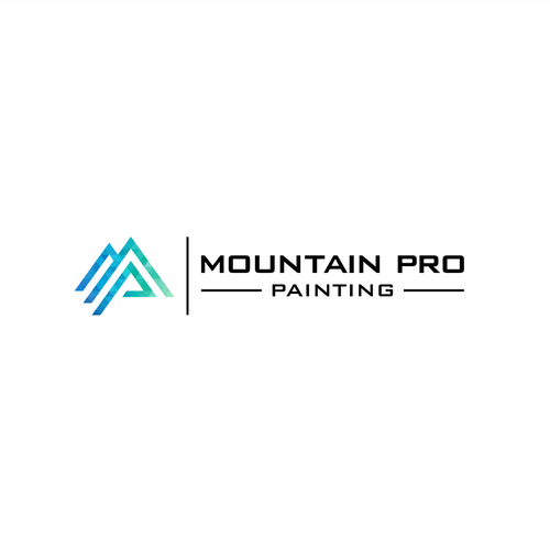 High-end, tech-focused Colorado painting company brand package Design by adam.h™