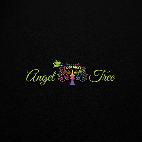 A non-profit logo called Angel Tree Design by Ahsan Azam