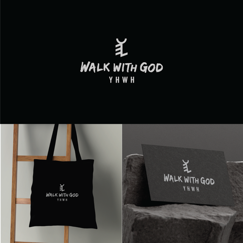 Walk With God Minimalist Luxury Logo for a Modern Faith & Fashion Brand Design by LOGStudio