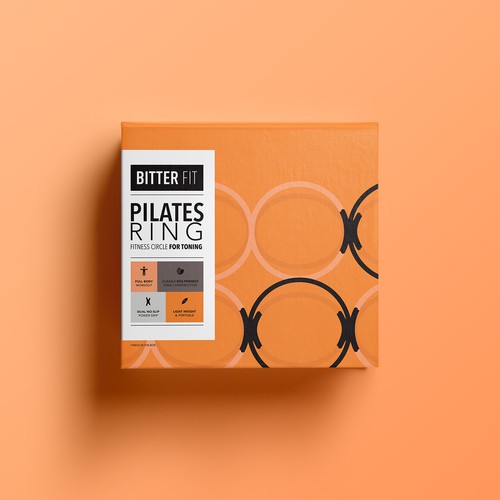 BitterFit Needs an Attention Grabbing and Perceived Value Increasing Packaging For Pilates Ring Réalisé par katerina k.