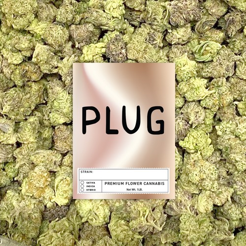 Design an urban looking label for a cannabis street brand that specializes in bulk flower sales Design by HollyMcA