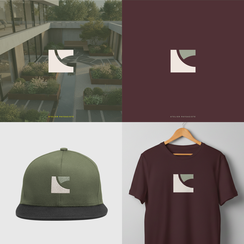 "Contemporary Architectural Brand Identity for a Landscape Design Studio" winning Logo design