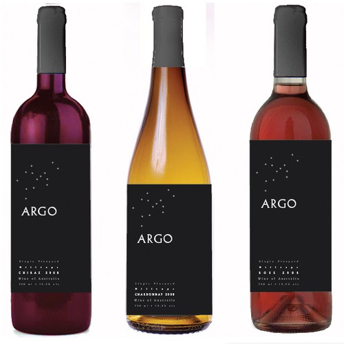 Sophisticated new wine label for premium brand Design by Jeffers