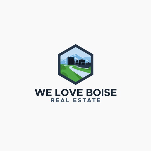 Logo creation capturing quality of life and moving to Boise, ID w/outdoors and downtown components Design by pecellele pencil