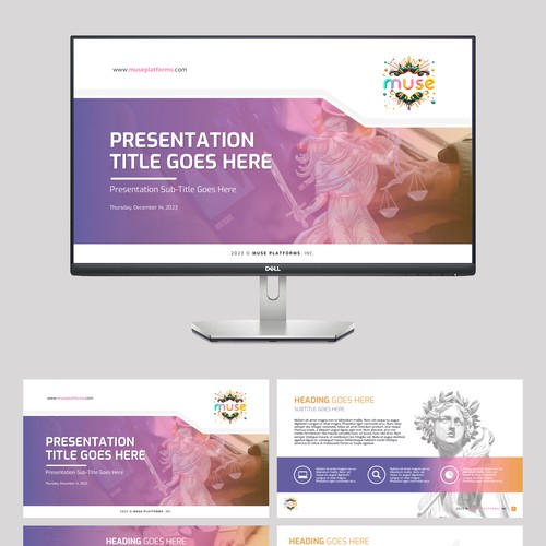 Designs muse with us define our powerpoint template library