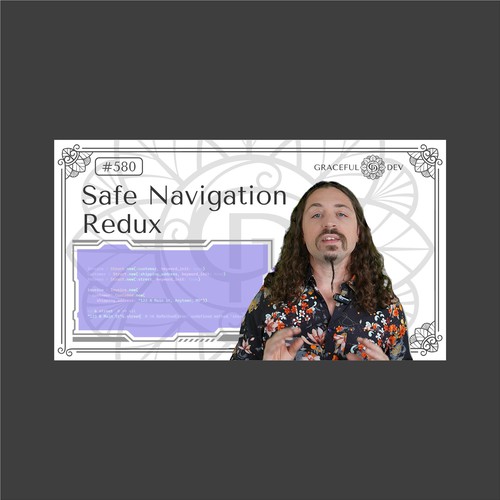 Video (YouTube etc.) Thumbnail Template for Software Development Screencast Episodes Design by ghandy ginanjar