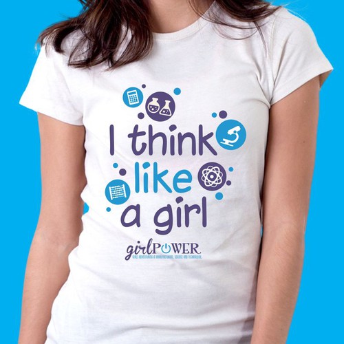 Girl Power STEM Camp Tshirt contest